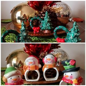 Individual Christmas napkin holder